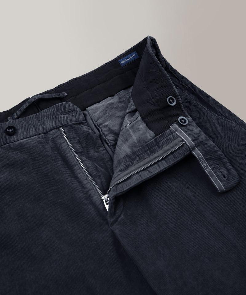 Slowear Pantalone regular fit in velluto In Vendita