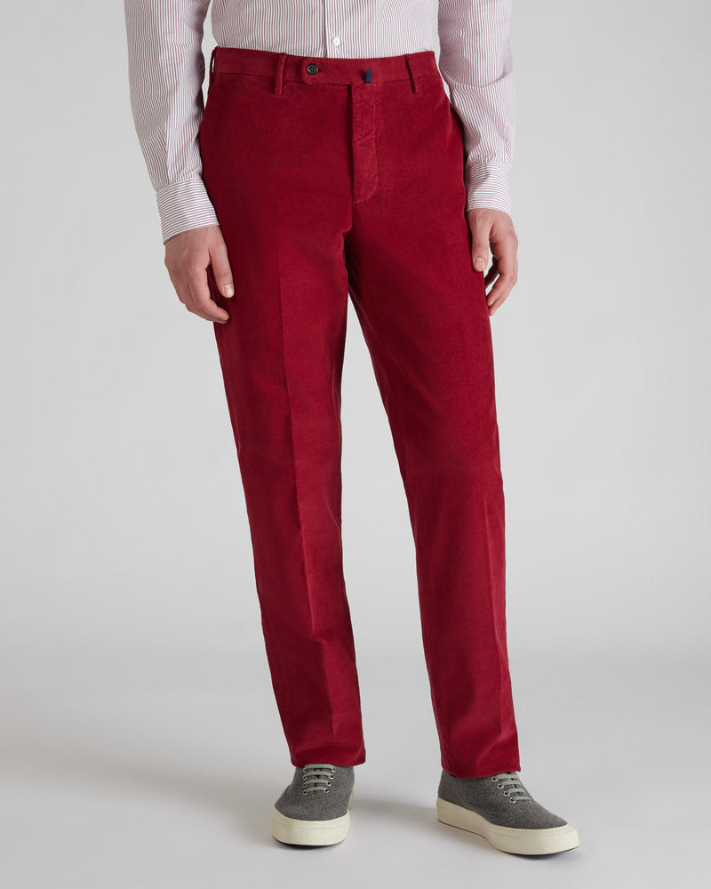 Slowear Pantalone regular fit in velluto a coste Saldi