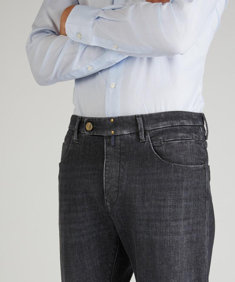 Slowear Pantalone sartoriale in denim stretch Vendita Economica
