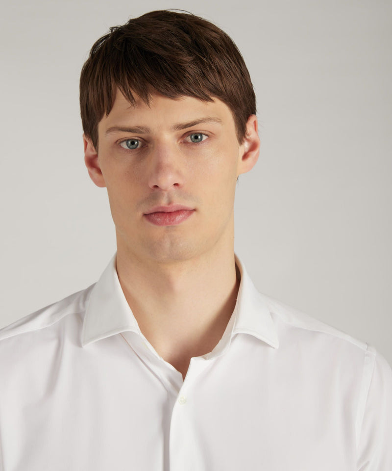 Slowear Camicia slim fit wash & wear in jersey tecnico I Più Venduti