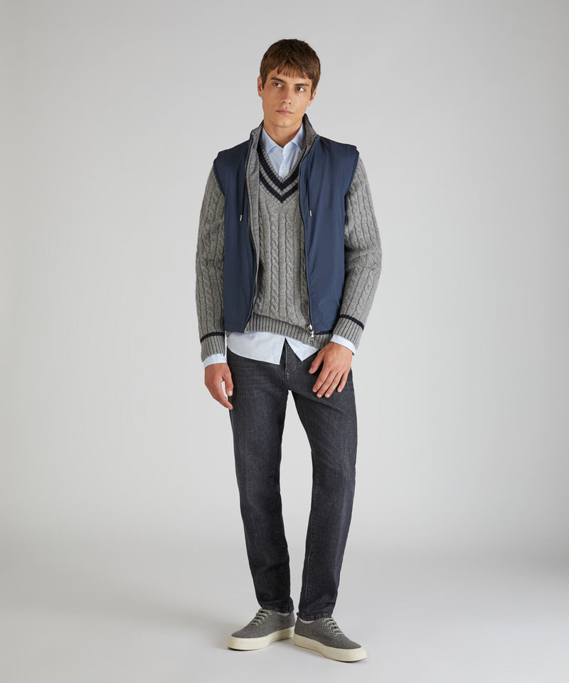 Slowear Camicia slim fit in tessuto tecnico Negozio