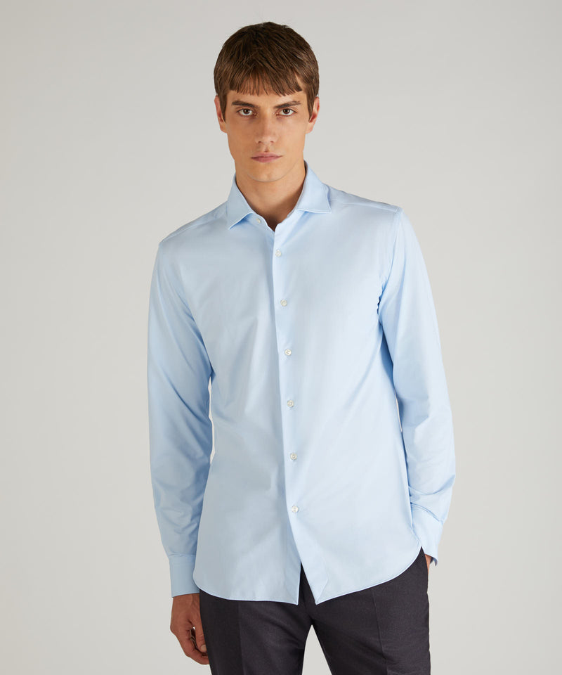 Slowear Camicia slim fit in tessuto tecnico Negozio