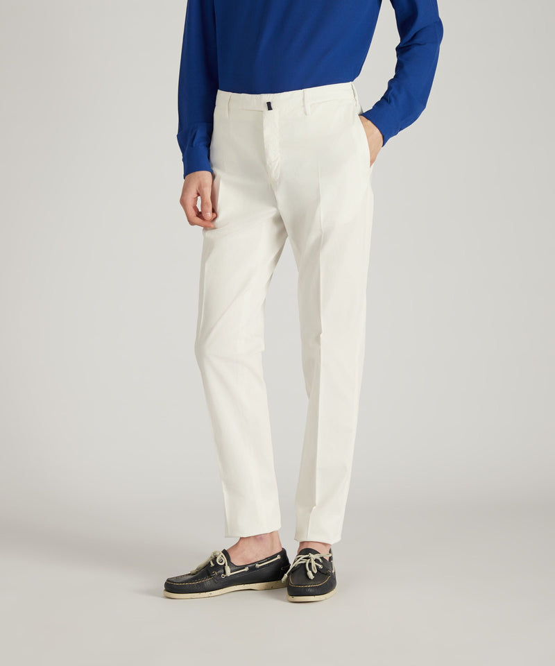 Slowear Pantalone slim fit in cotone certificato Royal Batavia In Saldo