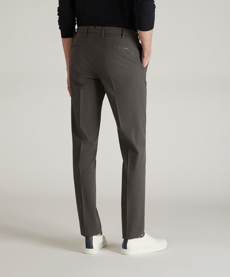 Slowear Pantalone slim fit in cotone certificato Royal Batavia Nuova
