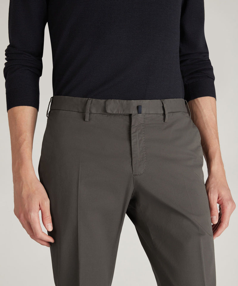 Slowear Pantalone slim fit in cotone certificato Royal Batavia Nuova