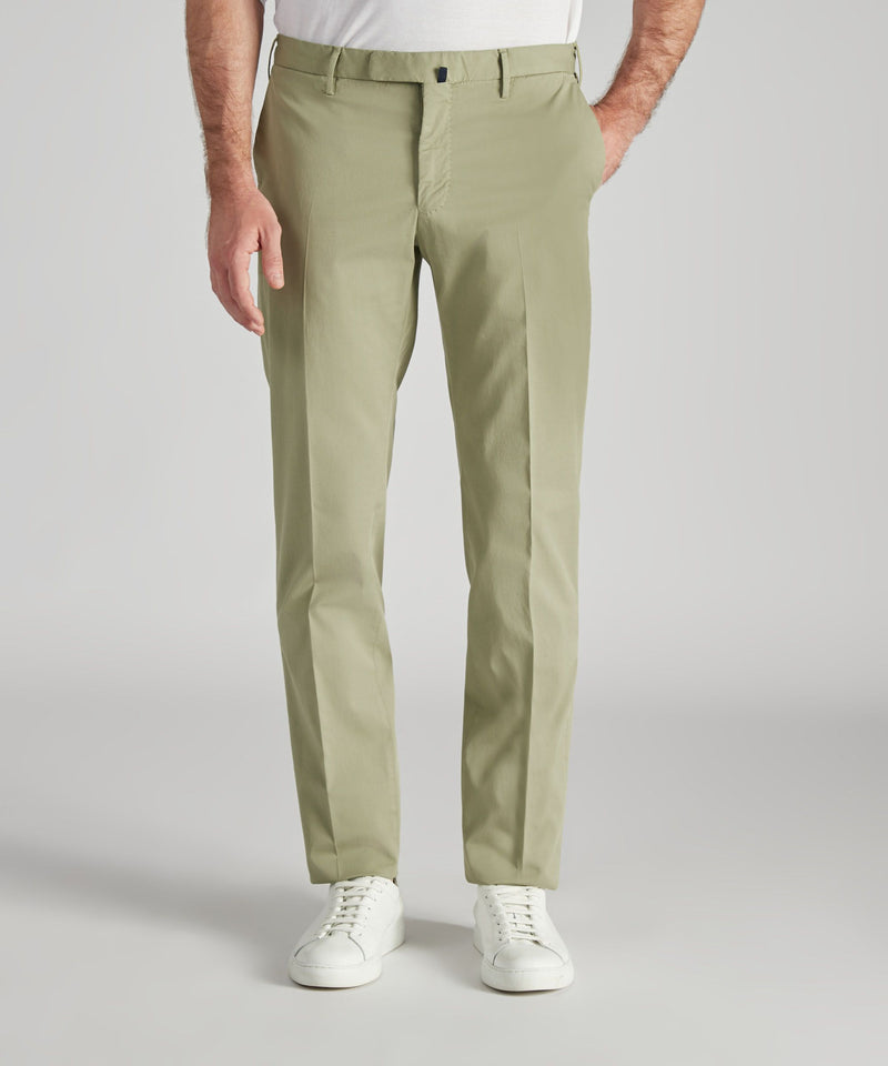 Slowear Pantalone slim fit in cotone certificato Royal Batavia Italy