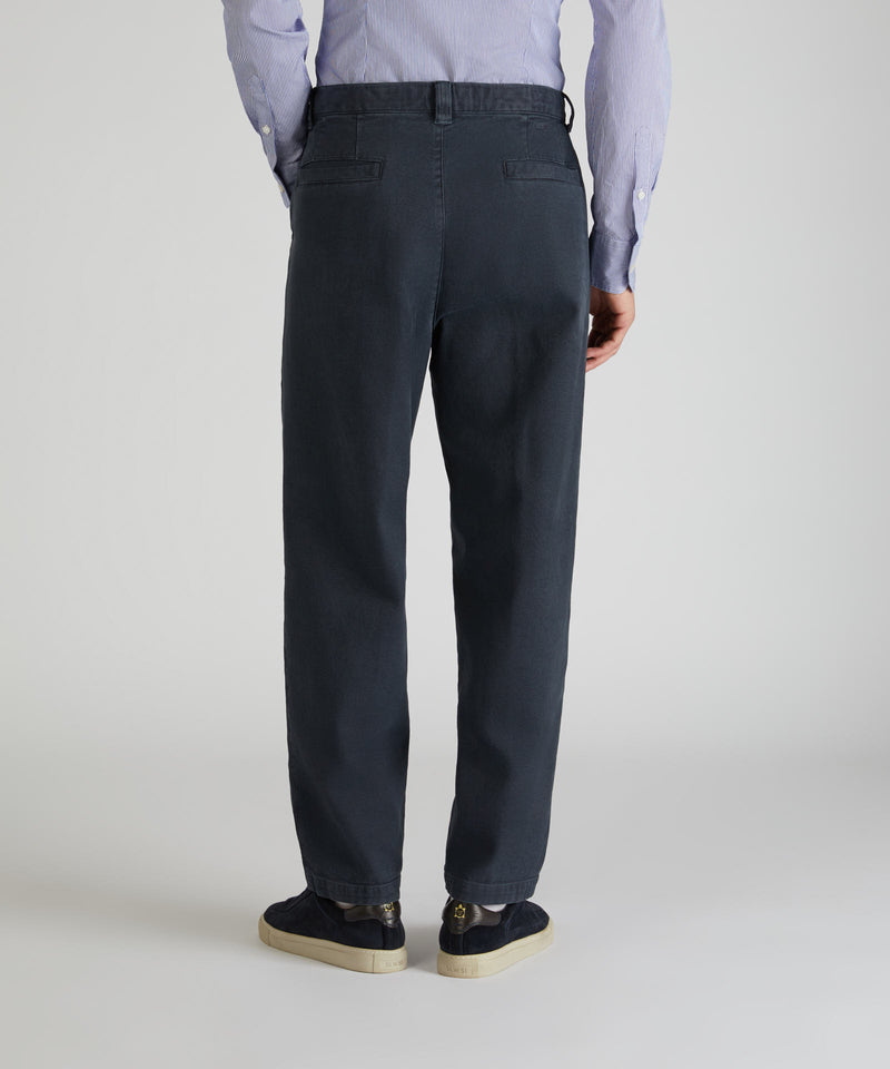 Slowear Pantalone carrot fit in cotone canvas Spedizione Gratuita