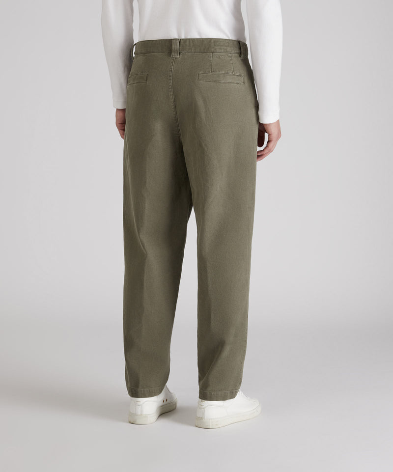 Slowear Pantalone carrot fit in cotone canvas Pezzi Unici