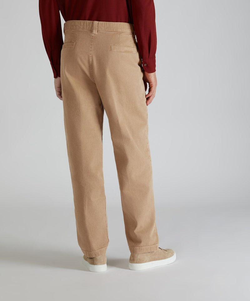 Slowear Pantalone carrot fit in cotone canvas Soddisfazione Garantita