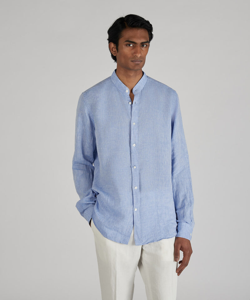 Slowear Camicia regular fit in lino Qualità Garantita
