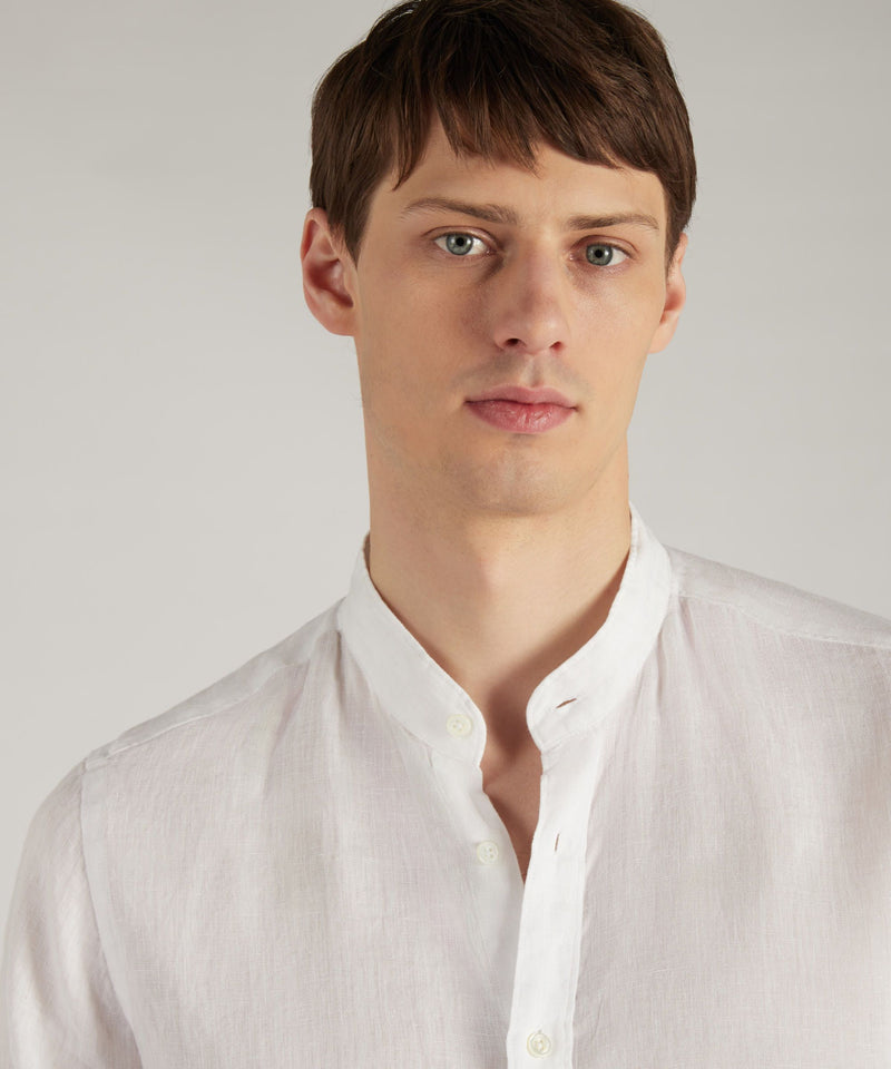 Slowear Camicia regular fit in lino Negozi Online
