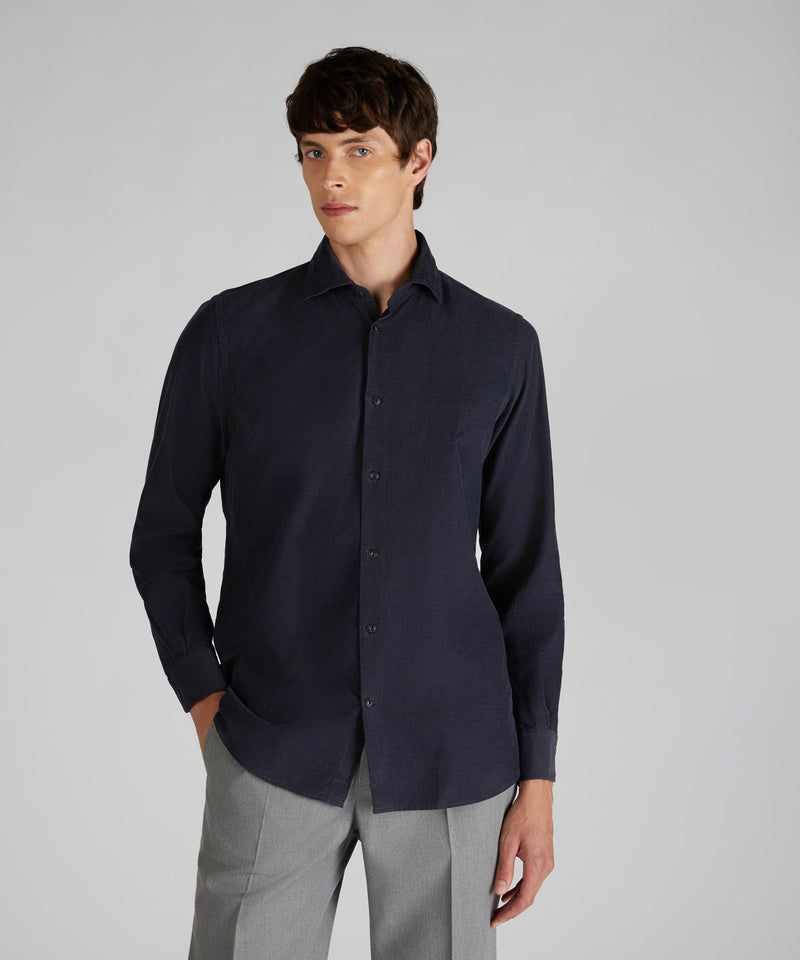 Slowear Camicia slim fit in velluto Affare Del Giorno