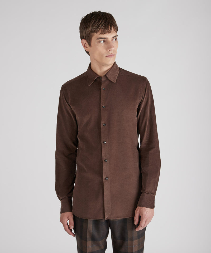 Slowear Camicia in velluto Convenienza