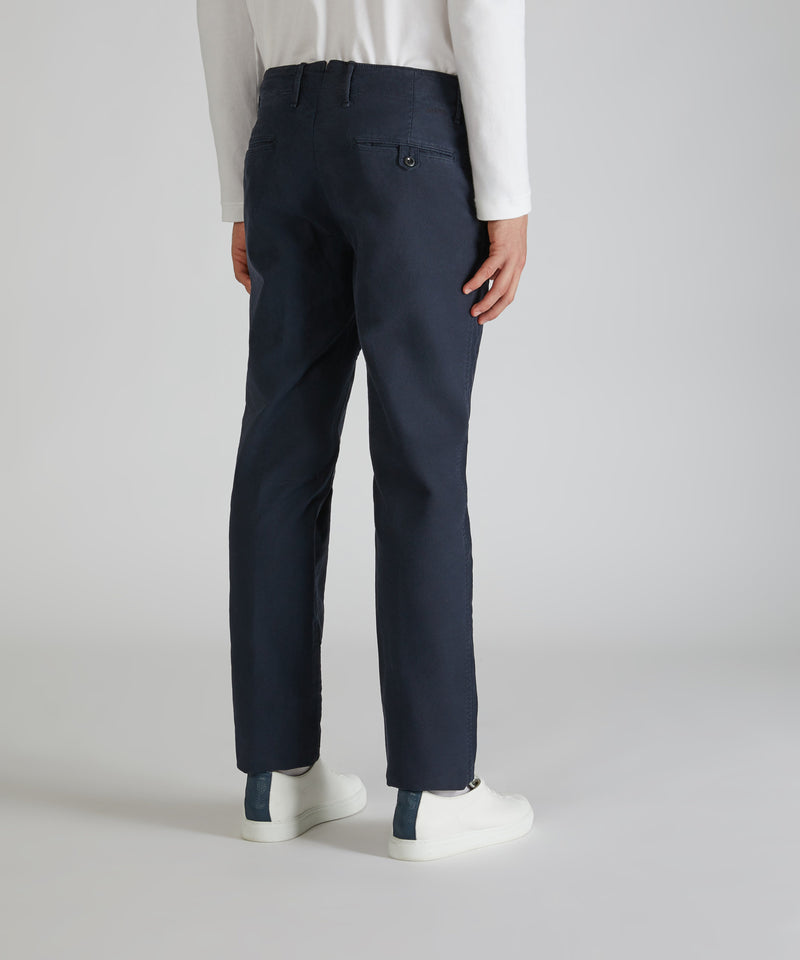 Slowear Pantalone slim fit in tricochino Sconto
