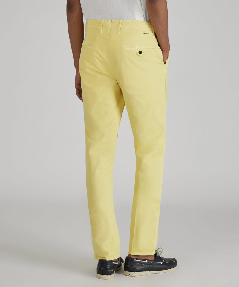 Slowear Pantalone slim fit in gabardina stretch certificata Promozione Limitata
