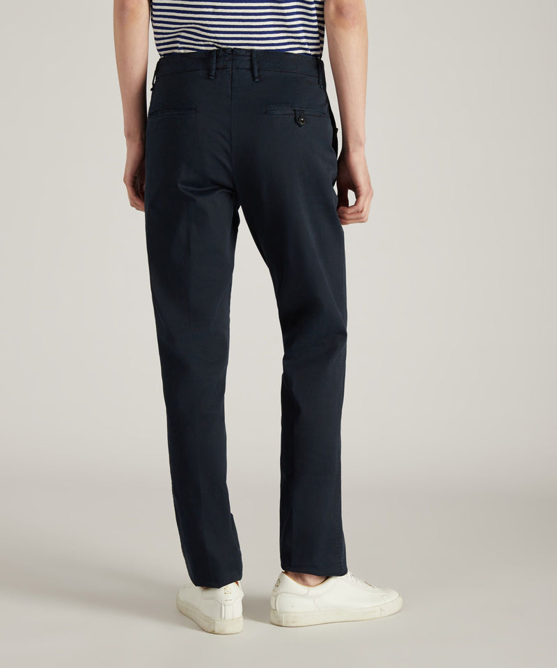 Slowear Pantalone slim fit in gabardina stretch certificata Shopping Online