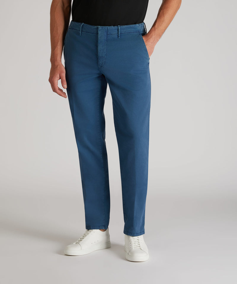 Slowear Pantalone slim fit in gabardina stretch certificata Affare Del Giorno
