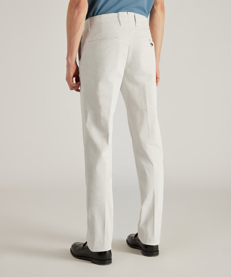 Slowear Pantalone slim fit in gabardina stretch certificata Prezzo Ridotto