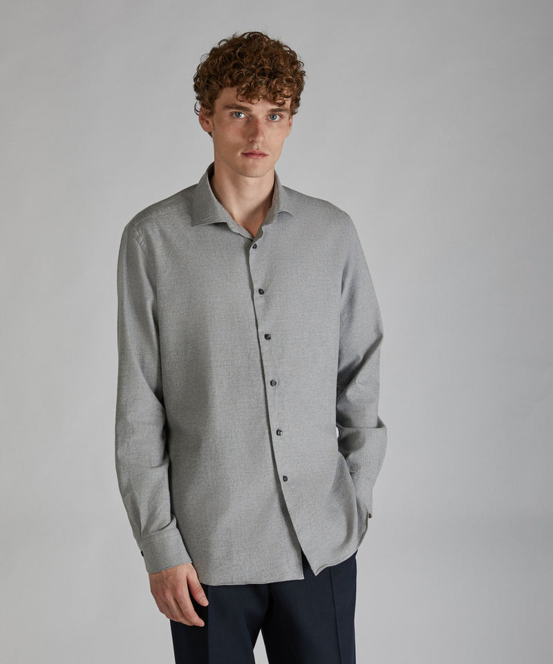 Slowear Camicia regular fit in flanella Novità