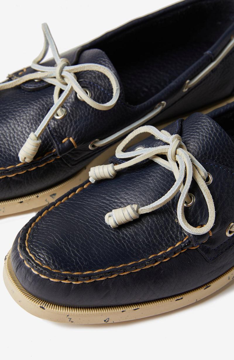Slowear Scarpa da barca in pelle martellata 2025