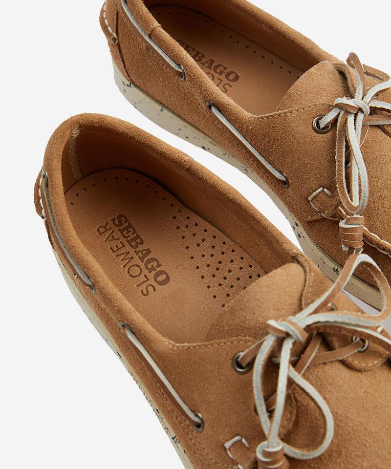 Slowear Scarpa da barca in pelle scamosciata In Linea