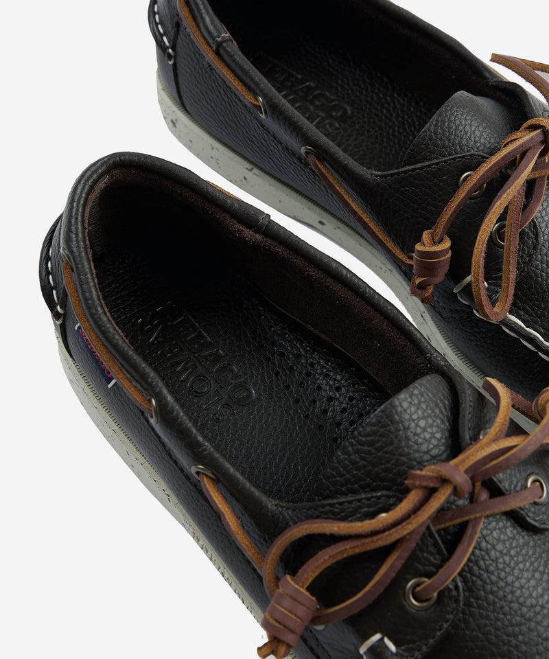 Slowear Scarpa da barca in pelle martellata Nuovo