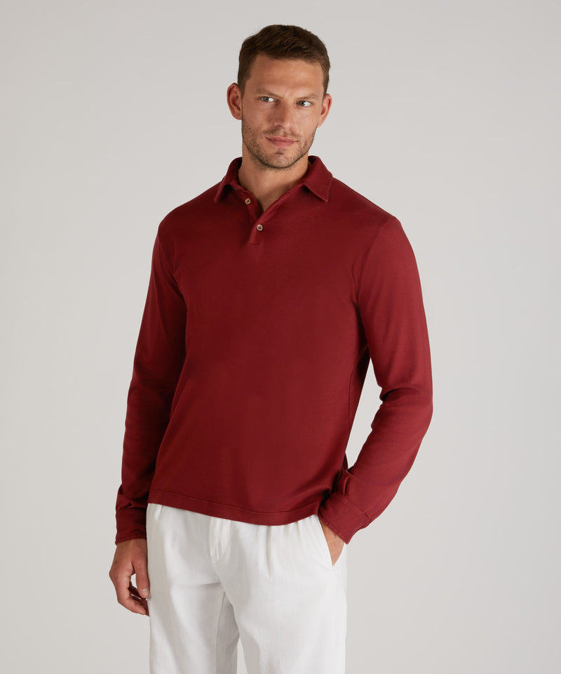 Slowear Polo slim fit in cotone Interlock certificato Promozione