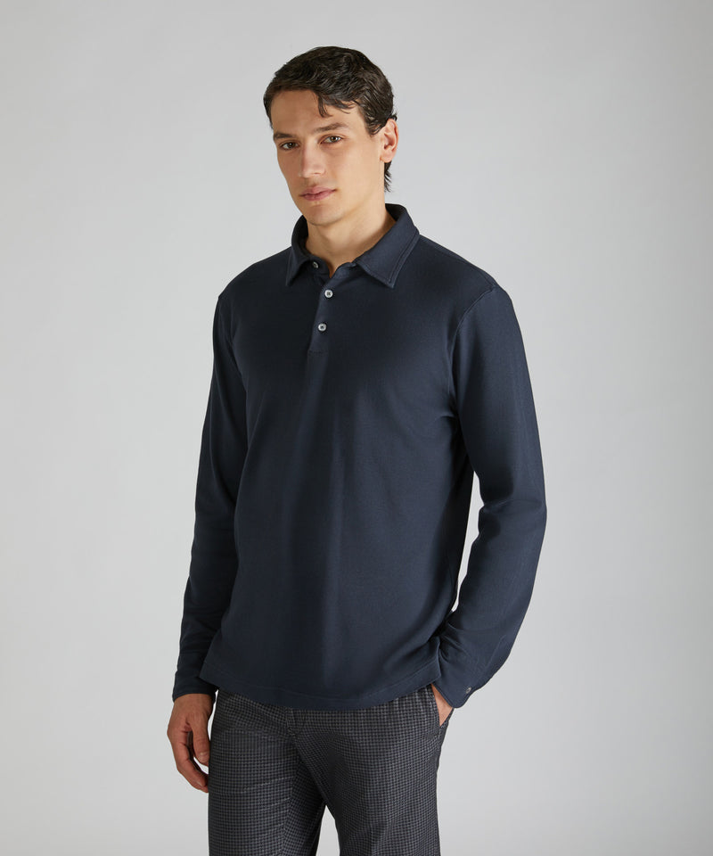 Slowear Polo slim fit in Interlock Pezzi Unici