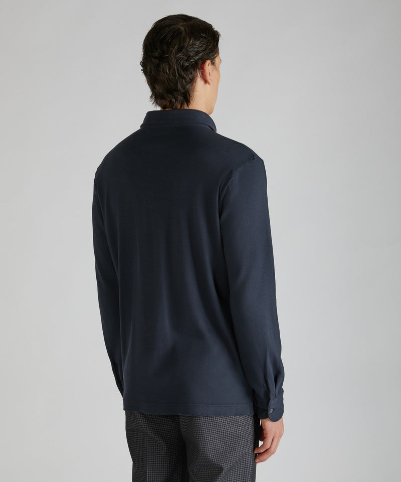 Slowear Polo slim fit in Interlock Pezzi Unici