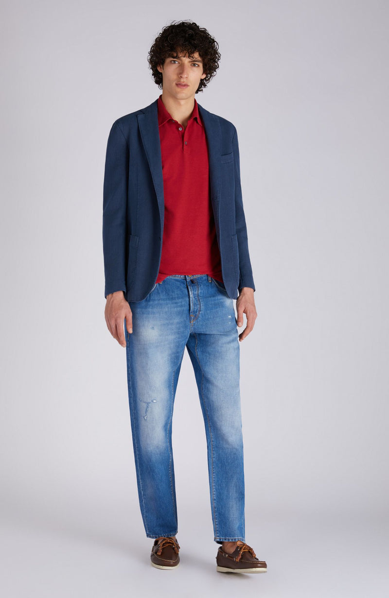 Slowear Polo slim fit in IceCotton organico Fino Al -60%