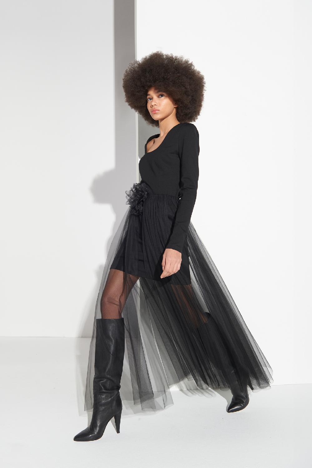 Soallure ABITO PUNTO MILANO A TUBINO E GONNA IN TULLE Sconto