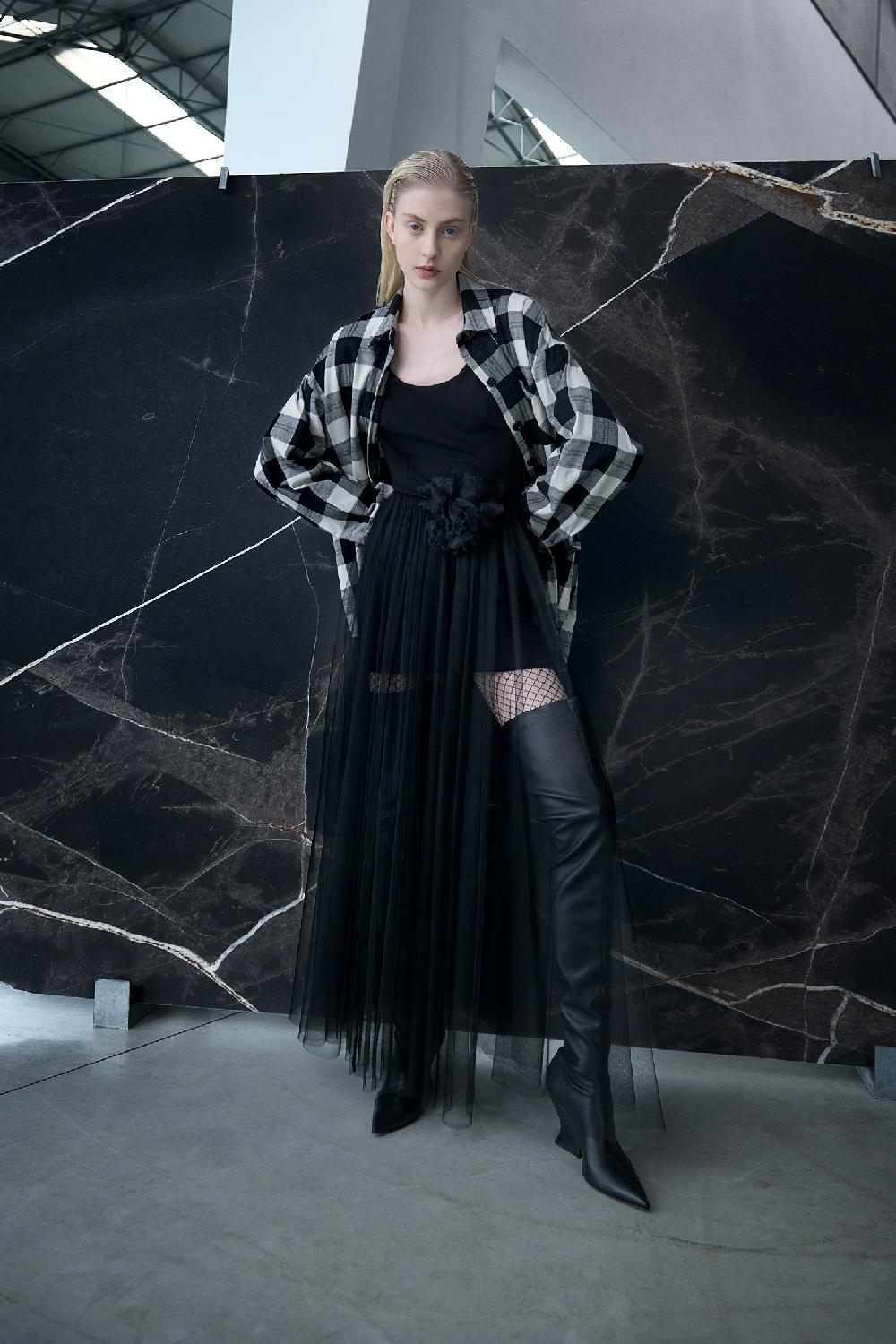 Soallure ABITO PUNTO MILANO A TUBINO E GONNA IN TULLE Sconto
