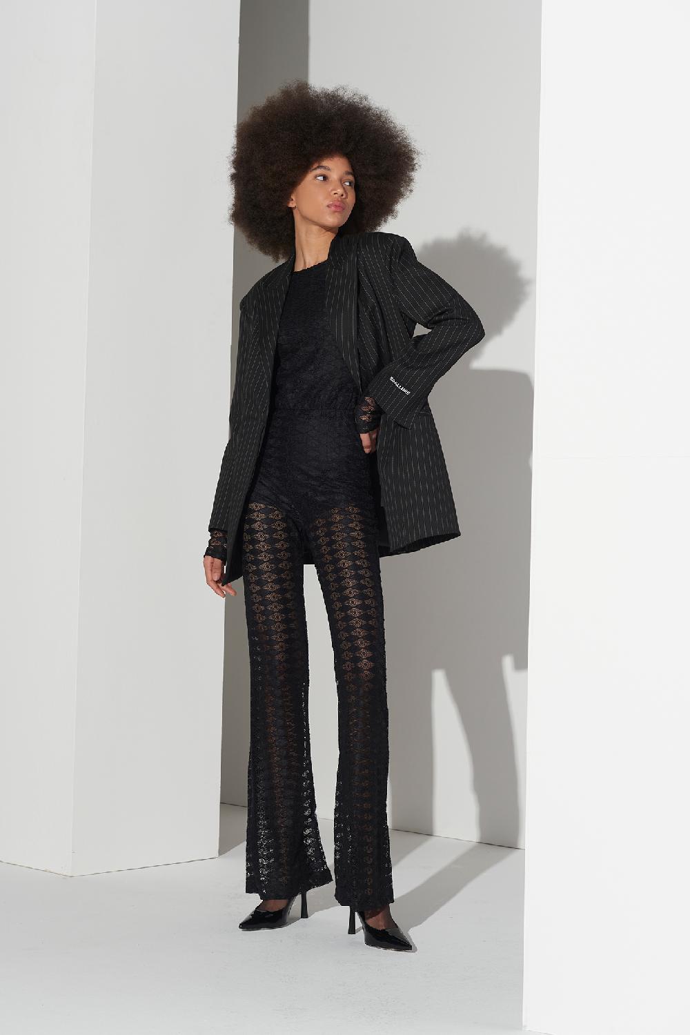 Soallure TUTA SCOLLO A BARCHETTA IN PIZZO STRETCH Saldi