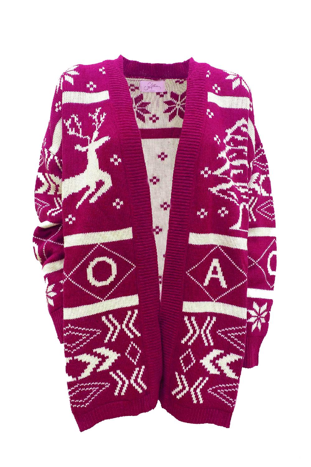 Soallure CARDIGAN CHRISTMAS TREE E RENNA I Più Venduti