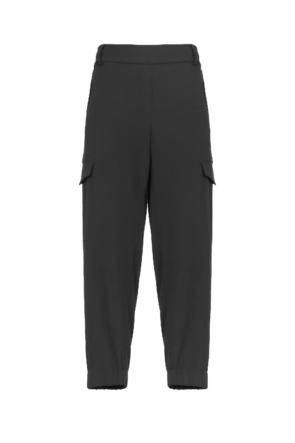 Soallure PANTALONE BASIC CARGO IN CREPE Spedizione Gratuita