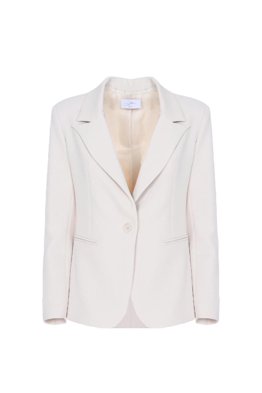 Soallure GIACCA BASIC SLIM IN CREPE Qualità Garantita