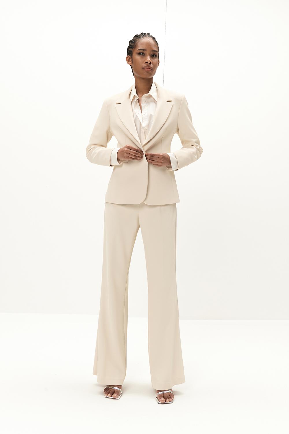 Soallure PANTALONE BASIC PALAZZO IN CREPE Sottocosto