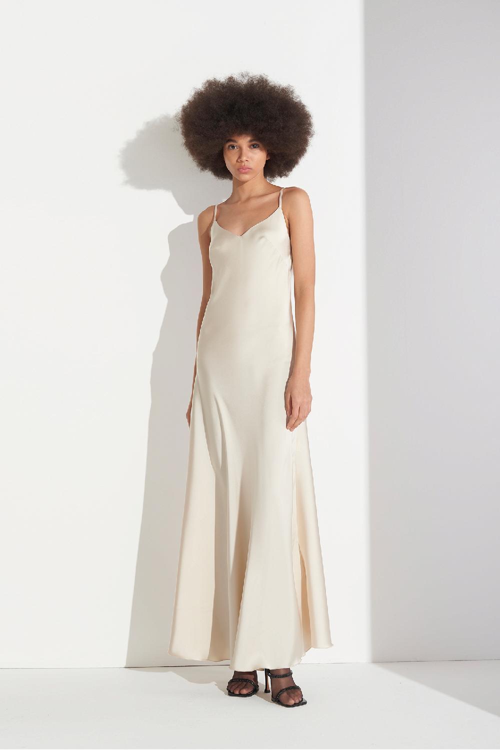 Soallure ABITO MIDI SOTTOVESTE IN RASO Promozione