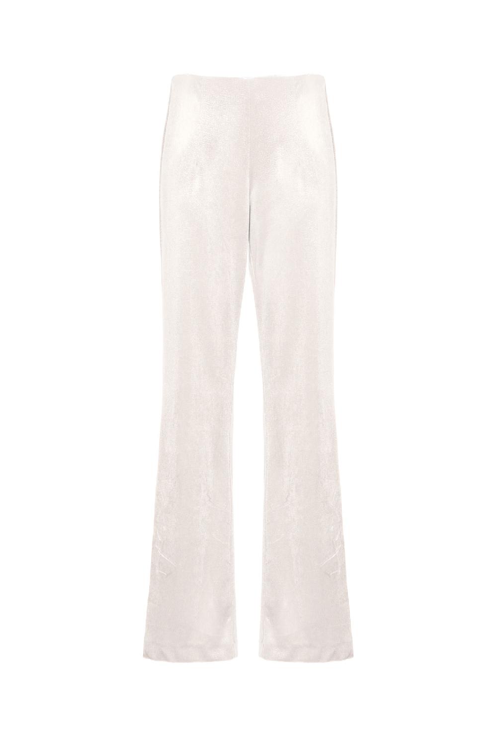 Soallure PANTALONE FLARE IN VELLUTO SPARKLE Acquista Ora