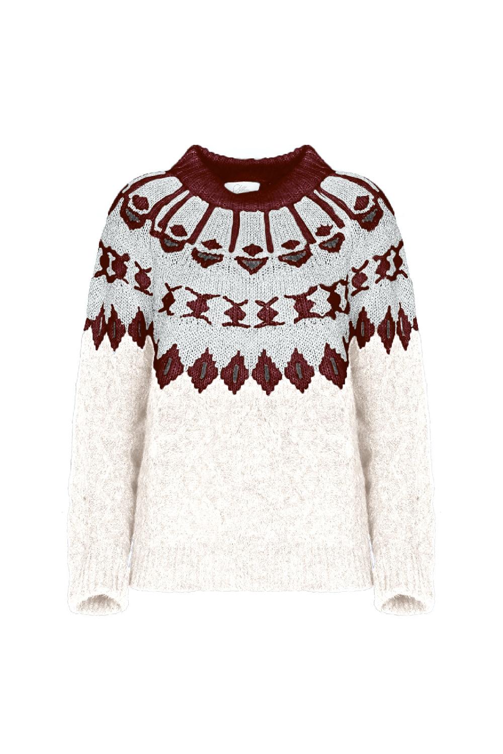 Soallure MAGLIA GIRO COLLO MOUNTAIN Sconto