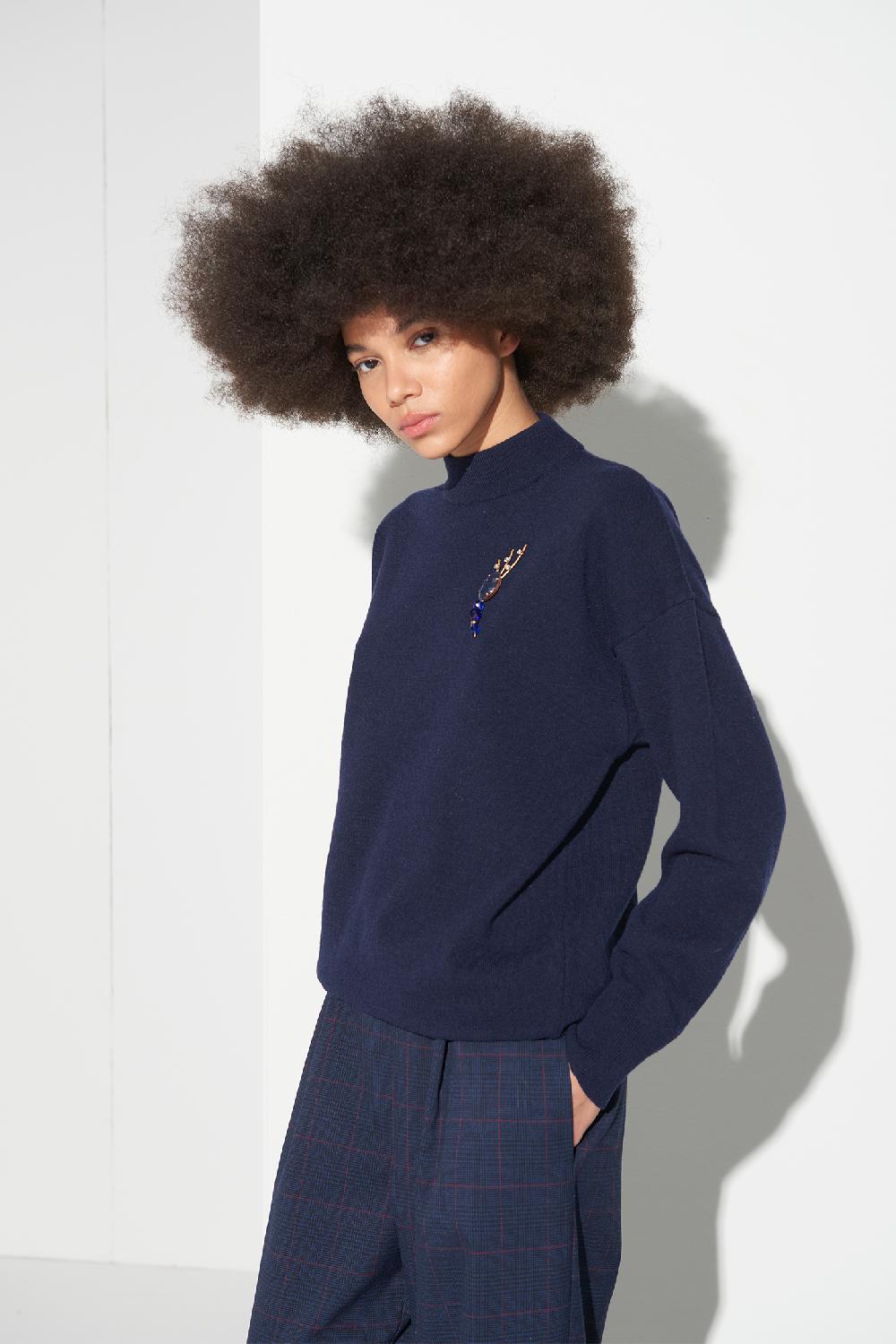 Soallure MAGLIA LUPETTO OVER LANA Hotsell