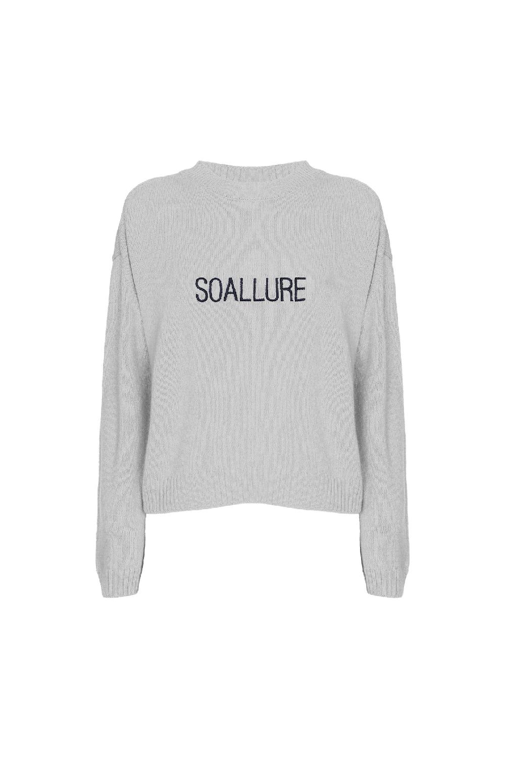 Soallure MAGLIA GIROCOLLO RICAMO SOALLURE Vendite Flash