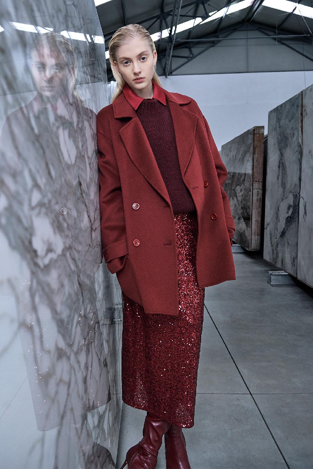 Soallure PULL GIROCOLLO IN MISTO MOHAIR In Saldo
