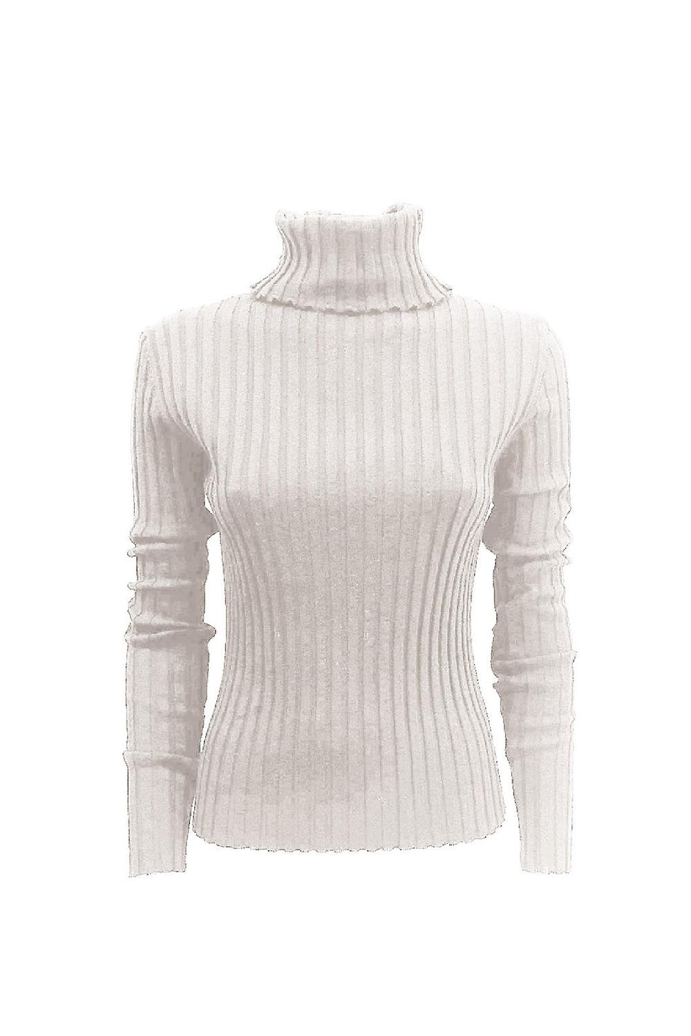Soallure MAGLIA DOLCEVITA A COSTINE Nuovo