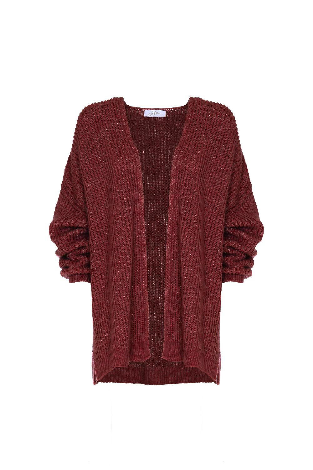 Soallure CARDIGAN APERTO A COSTINE STRETTE Vendita