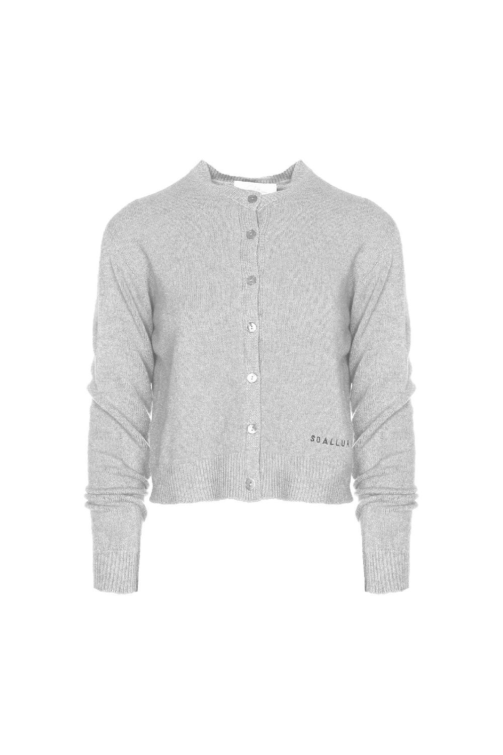Soallure CARDIGAN GIROCOLLO CON RICAMO Soddisfazione Garantita