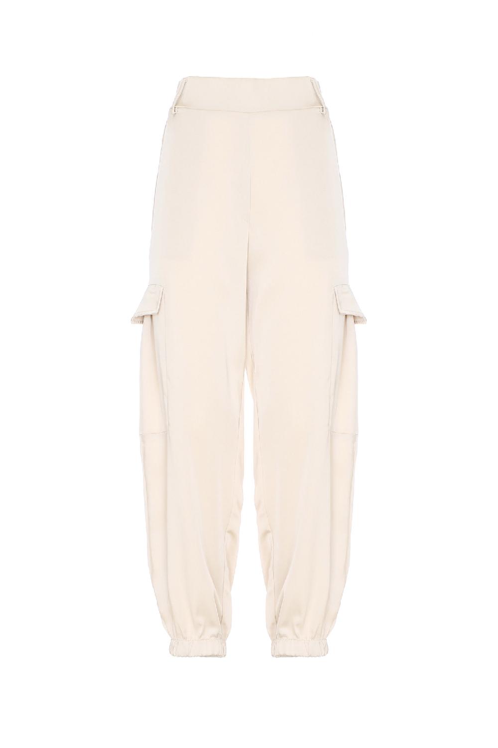 Soallure PANTALONE CARGO IN RASO Negozi Online