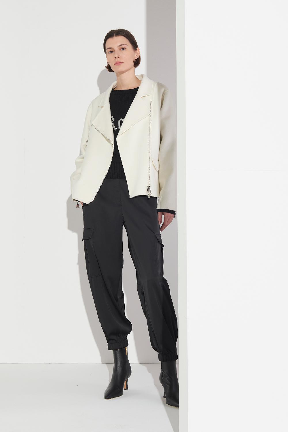 Soallure PANTALONE CARGO IN RASO Negozi Online