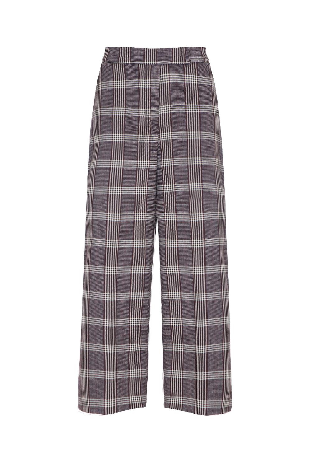 Soallure PANTALONE LARGO 7/8 CHECK Affare Del Giorno