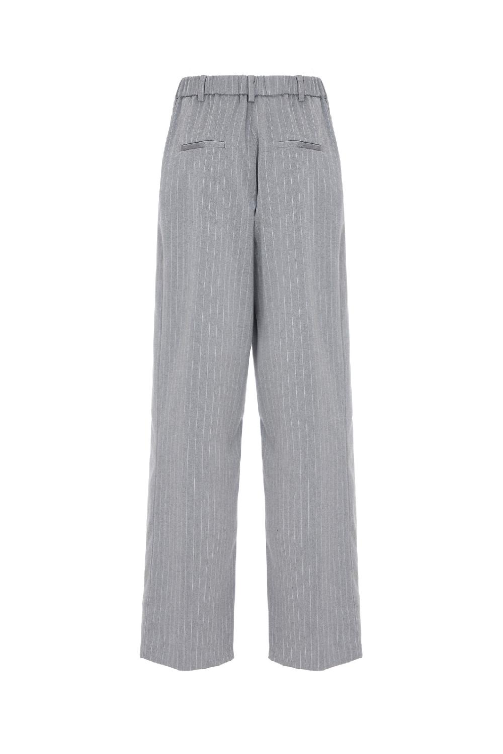 Soallure PANTALONE PALAZZO GESSATO Sottocosto